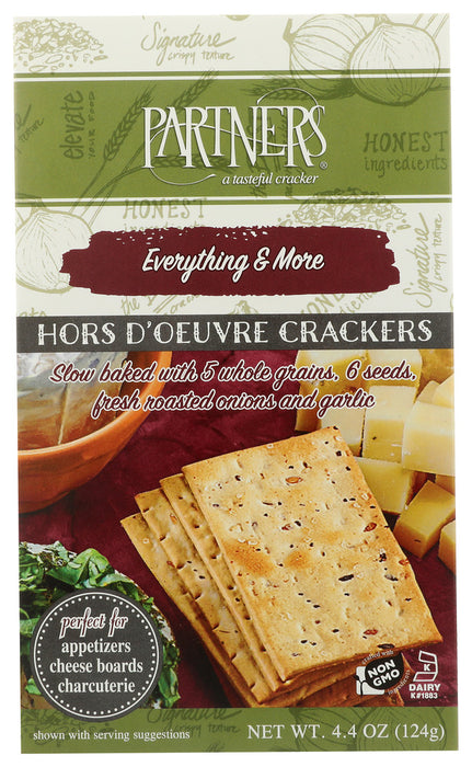 PARTNERS: Everything and More Hors D Oeuvre Crackers, 4.4 oz