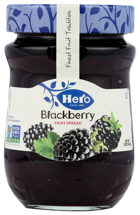 HERO: Fruit Spread Blackberry, 12 oz