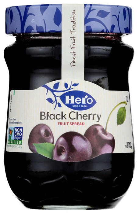 HERO: Premium Black Cherry Fruit Spread, 12 oz
