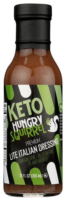 HUNGRY SQUIRREL: Lite Italian Dressing, 12 fo