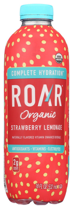 ROAR BEVERAGE: Bev Strawberry Lemonade, 18fo