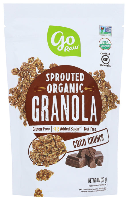 GO RAW: Granola Coco Crunch, 8 OZ