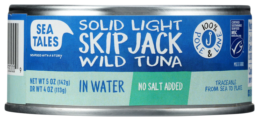 SEA TALES: Tuna Skpjck Msc Wtr  N Slt, 5 oz