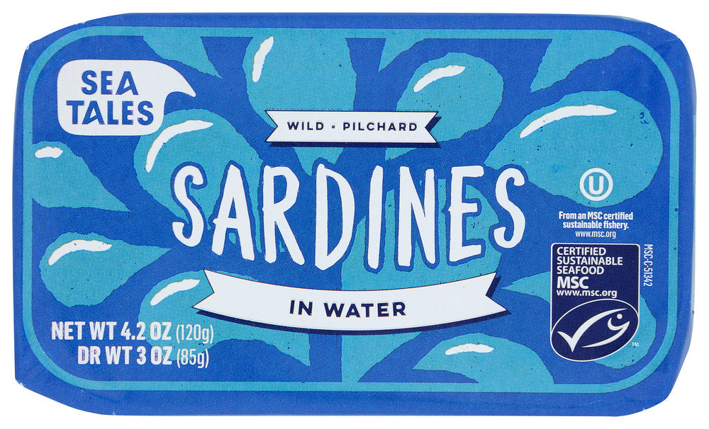 SEA TALES: Sardines In Water, 4.2 oz