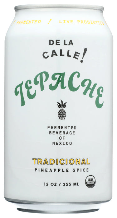 DE LA CALLE: Tepache Trad Pinap Spce, 12 oz