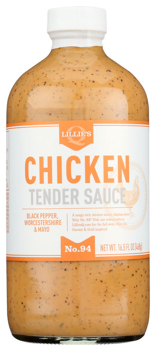 LILLIES Q: Sauce Chicken Tender, 16.5 FO