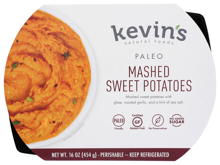 KEVINS NATURAL FOODS: Mashed Sweet Potatoes, 16 oz