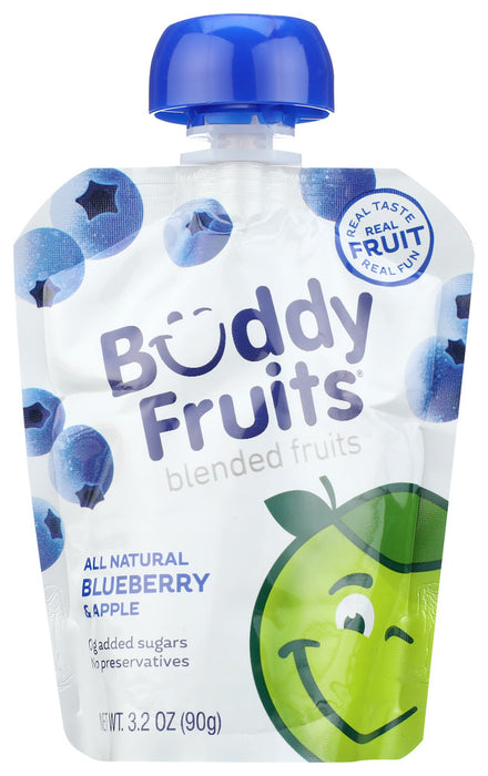 BUDDY FRUITS: Blueberry & Apple Blended Fruits, 3.2 oz