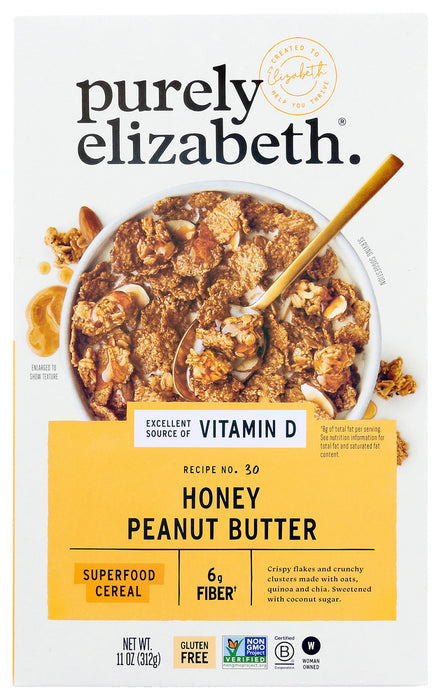PURELY ELIZABETH: Cereal Honey Peanut Butter, 11 oz