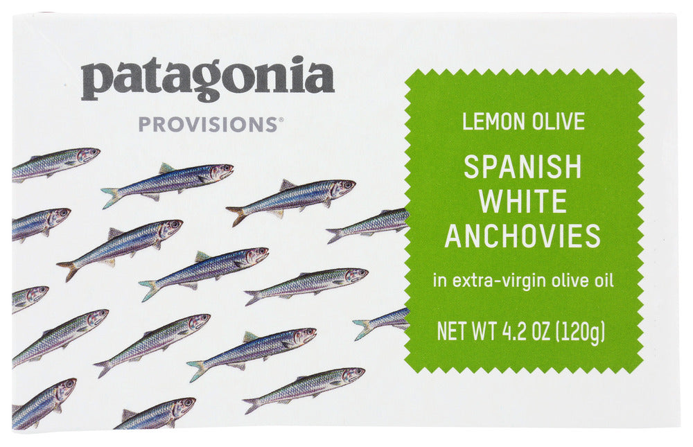PATAGONIA PROVISIONS: Lemon Olive Spanish White Anchovies, 4.2 oz