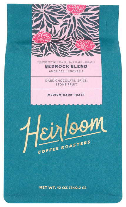 HEIRLOOM: Coffee Bedrock Blend, 12 OZ