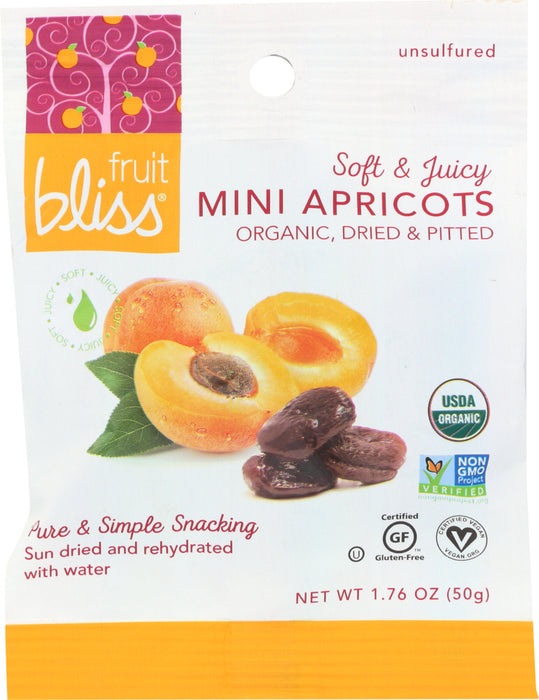 FRUIT BLISS: Organic Turkish Mini Apricots, 1.76 oz