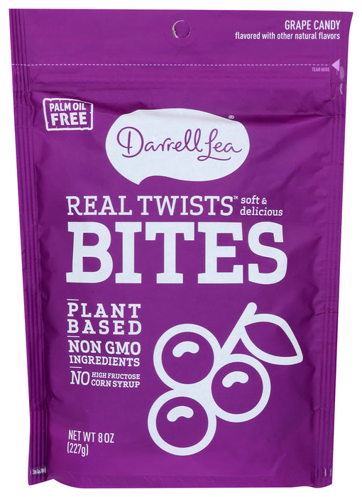 DARRELL LEA: Real Twists Bites Grape, 8 oz