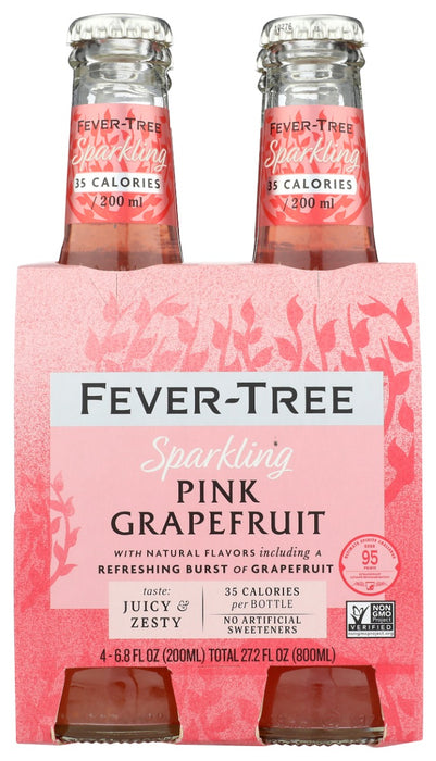 FEVER TREE: Sparkling Pink Grapefruit, 27.2 fo
