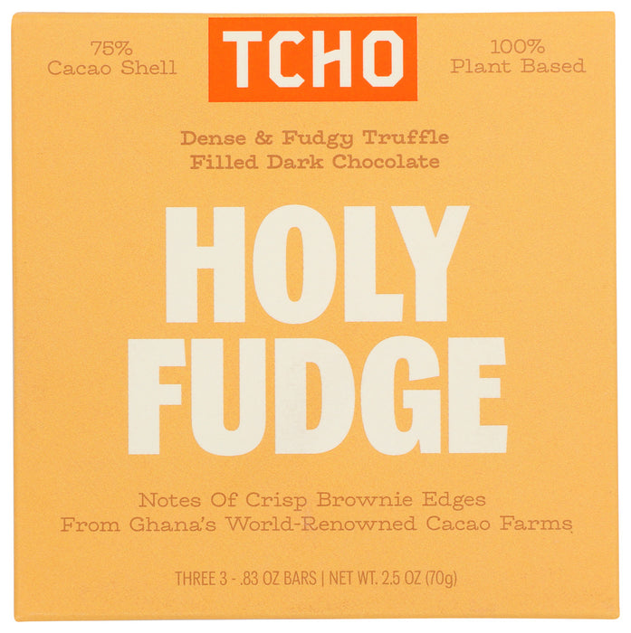 TCHO: Holy Fudge Chocolate Bar, 2.5 oz