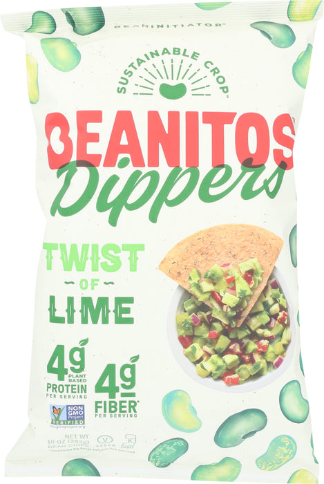 BEANITOS: Hint of Lime with Sea Salt White Bean Chips, 10 oz