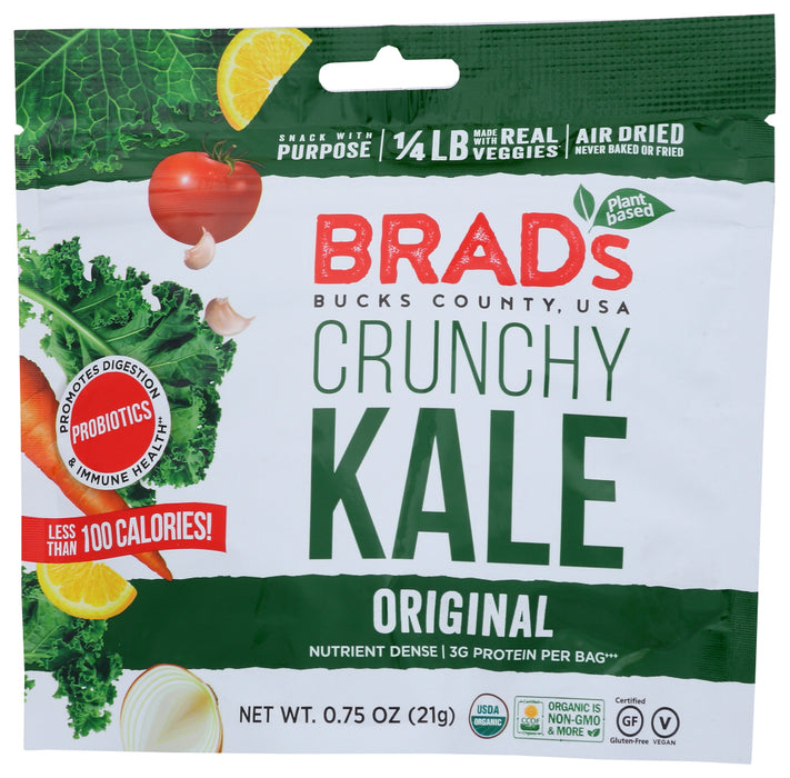 BRADS PLANT BASED: Chip Kale Orig W Probtics, 0.75 oz