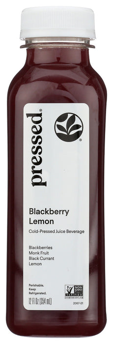 PRESSED JUICERY: Juice Blackberry Lemonade, 12 fo