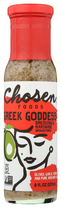 CHOSEN FOODS: Dressing Mrnade Grk Gdess, 8 oz