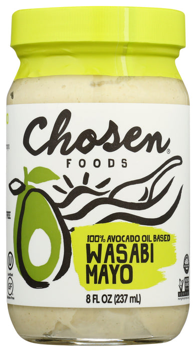 CHOSEN FOODS: Wasabi Avocado Oil Mayo, 8 oz