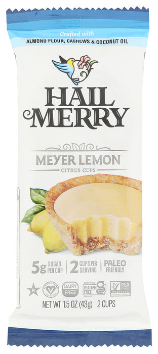 HAIL MERRY: Meyer Lemon Mini Tarts, 1.52 oz