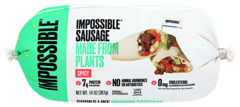 IMPOSSIBLE FOODS: Impossible Sausage Made From Plants Spicy, 14 oz
