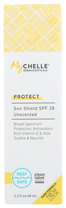 MYCHELLE DERMACEUTICALS: Sun Shield SPF 28 Unscented, 2.3 fo