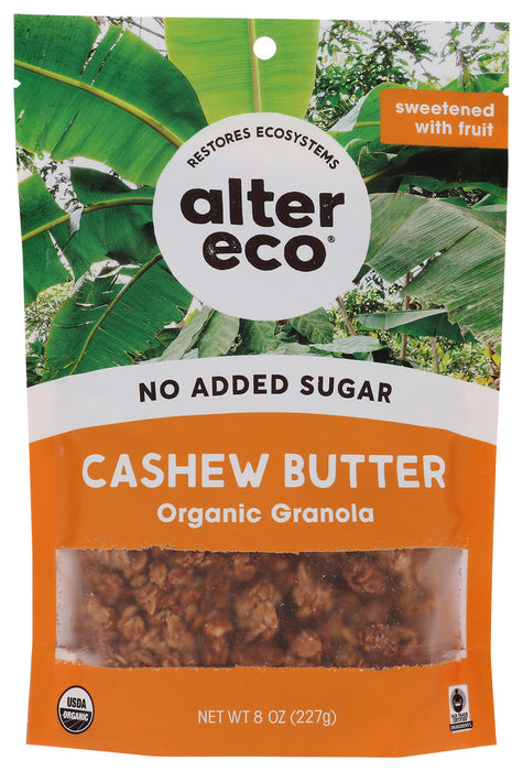 ALTER ECO: Cashew Butter Organic Granola, 8 oz