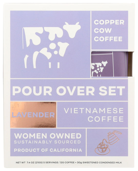 COPPER COW COFFEE: Tea Lavender, 7.4 oz