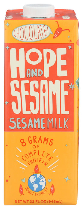 HOPE AND SESAME: Milk Chocolate Sesame, 32 oz