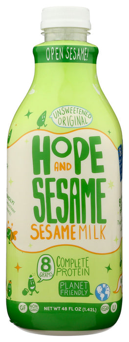 HOPE AND SESAME: Milk Sesame Unswt Origina, 48 fo