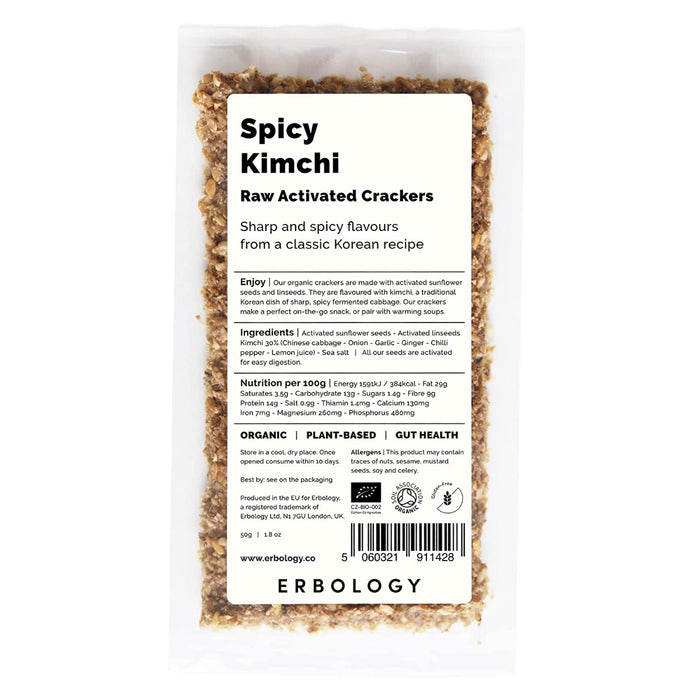 ERBOLOGY: Crackers Spicy Kimchi, 1.8 oz