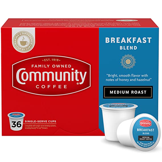 COMMUNITY COFFEE: Coffee Ss Breakfast Blend, 36 pc