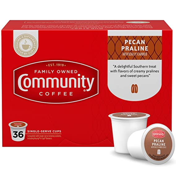 COMMUNITY COFFEE: Coffee Ss Pecan Praline, 36 pc
