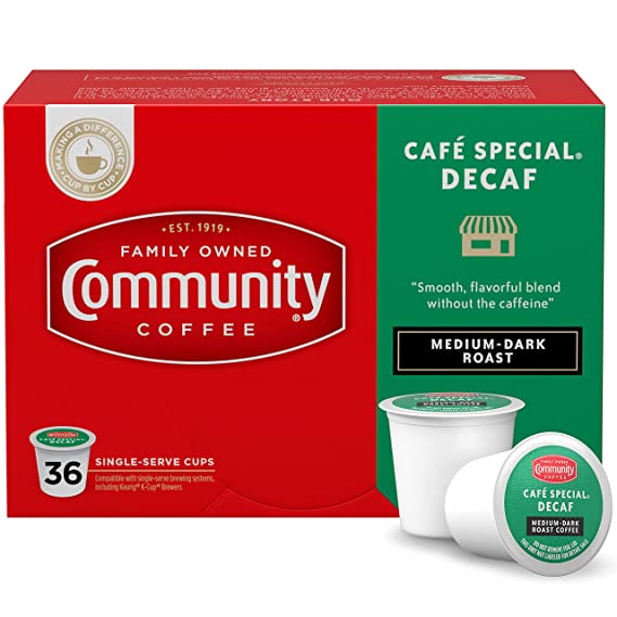 COMMUNITY COFFEE: Coffee Ss Special Decaf, 36 pc