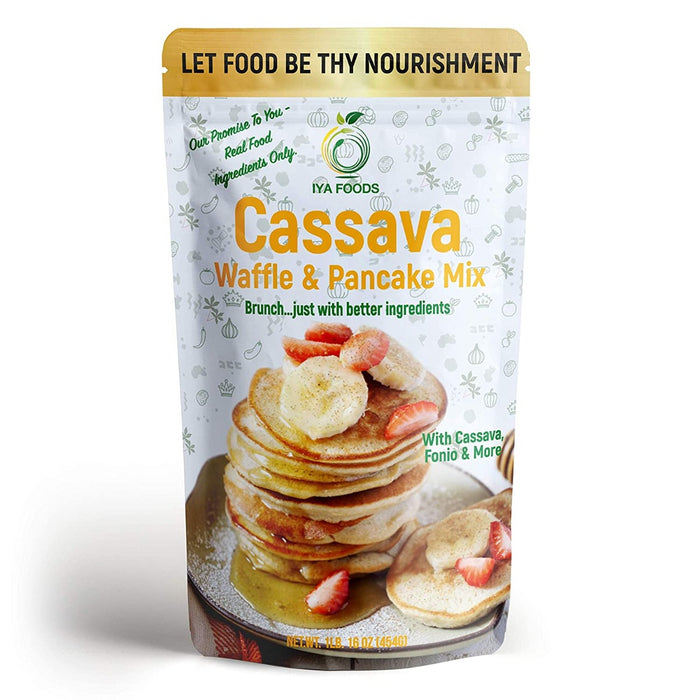 IYA FOODS LLC: Waffle Pancake Casava Mix, 1 lb