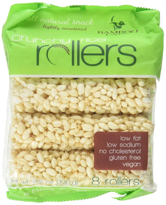 BAMBOO LANE: Crunchy Rice Rollers Lightly Sweetened, 3.5 oz