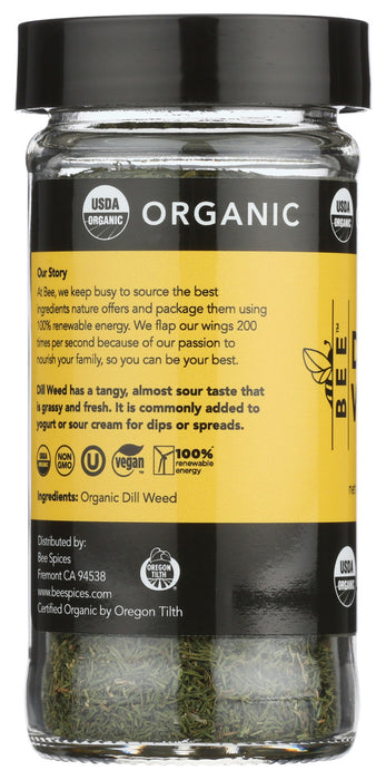 BEE SPICES: Organic Dill Weed, 0.5 oz