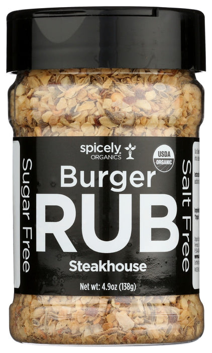 SPICELY ORGANICS: Steakhouse Burger Rub, 4.9 oz