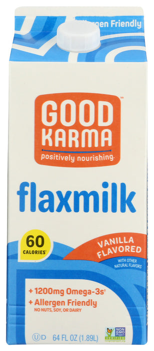 GOOD KARMA: Flax Milk Vanilla, 64 oz