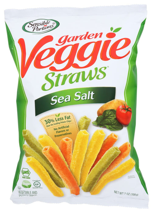SENSIBLE PORTIONS: Garden Veggie Straws Sea Salt, 7 oz