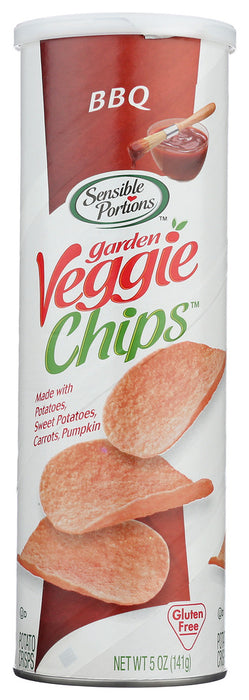 SENSIBLE PORTIONS: Bbq Garden Veggie Chips Canister, 5 oz