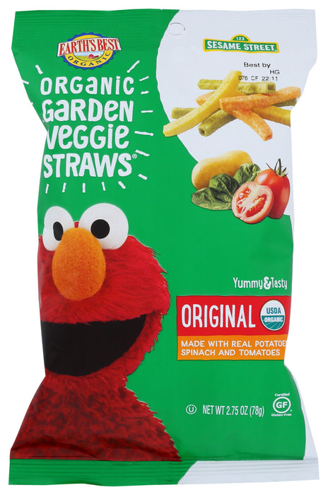 EARTHS BEST: Original Organic Garden Veggie Straws, 2.75 oz