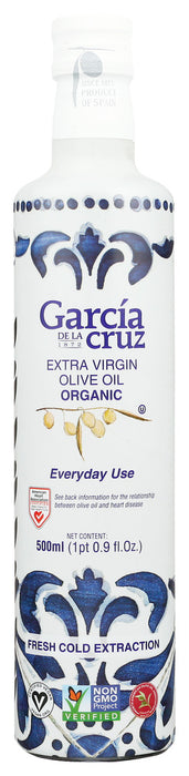 GARCIA DE LA CRUZ: Extra Virgin Oliv Oil Org, 16.9 OZ