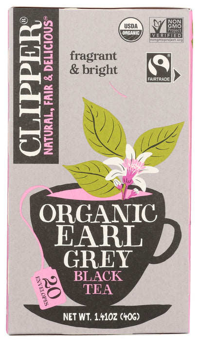 CLIPPER: Organic Earl Grey Black Tea, 1.41 oz