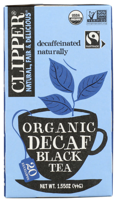 CLIPPER: Organic Decaf Black Tea, 1.41 oz