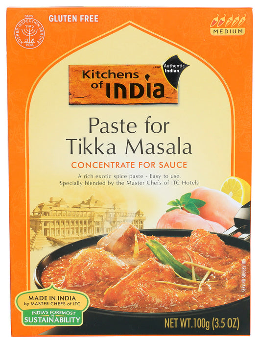 KITCHENS OF INDIA: Paste for Tikka Masala, 3.5 oz