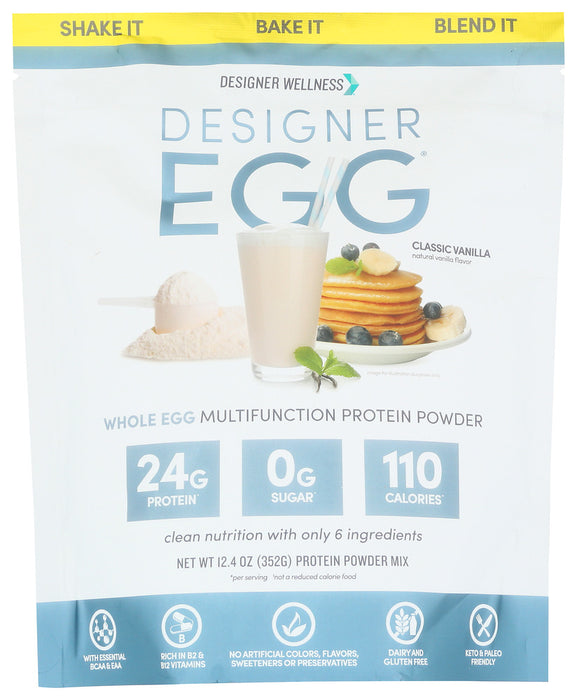 DESIGNER PROTEIN WHEY: Vanilla Designer Egg, 12.4 oz