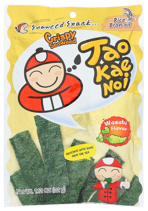TAOKAENOI USA: Seaweed Crispy Wasabi, 1.21 OZ