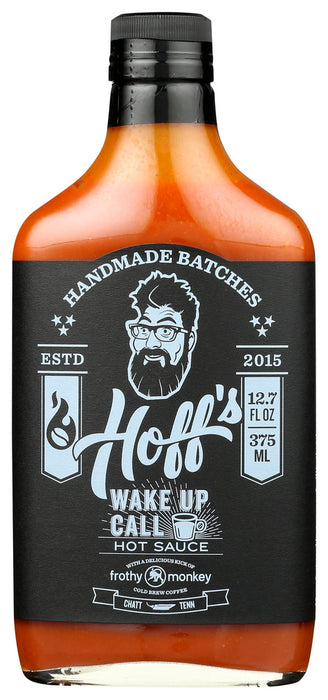 HOFF & PEPPER: Wake Up Call Hot Sauce, 12.7 oz
